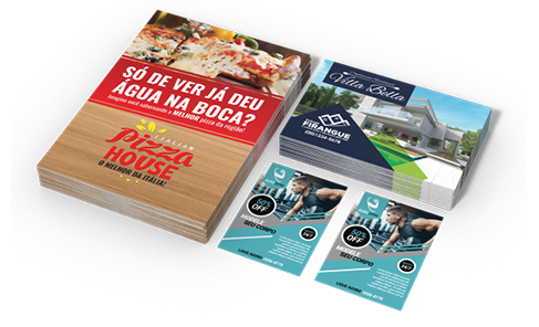 Folder Couchê 120g Sem Verniz 21x29,7cm - 4x0 - 10000 unid