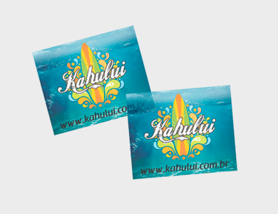 Adesivo em Vinil Transparente 5x5 - 4x0 - 250 unid