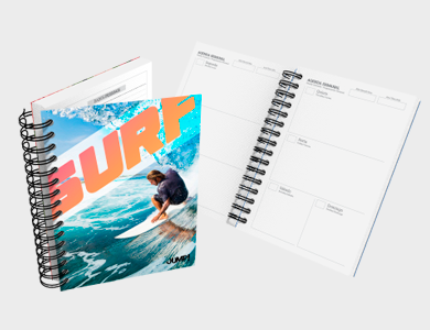 Agenda Planner A5 2025 Capa Maleável 77 Páginas 14,95x21cm (Couchê 300g Laminação Fosca)  - 4x0 - 3 unid