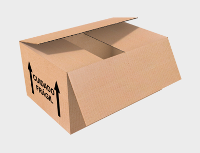 Caixa de Papelão Personalizada M-02 - 33x22x20,5cm - 4x0 - 1000 unid