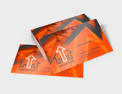 Cartão de Visita Couchê 300g Laminação Holográfica 9x5cm - 4x0 - 250 unid