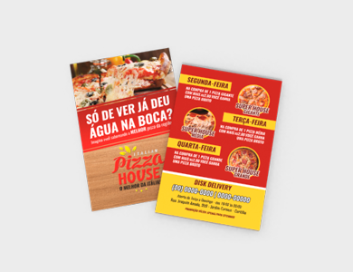 Cartaz/Pôster/Folder/Papel Bandeja/Tapete para Carro Couchê 90g Verniz Total Frente e Verso 30x42cm - 4x4 - 2500 unid