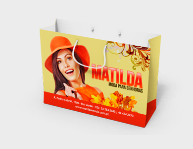 Sacola Grande Sulfite 150g Sem Verniz 39x9,5x27,75cm - 4x0 - 250 unid