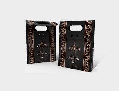 Sacolinha para Bijuteria Couchê 300g Sem Verniz 12x16,5x4,5cm - 4x0 - 100 unid